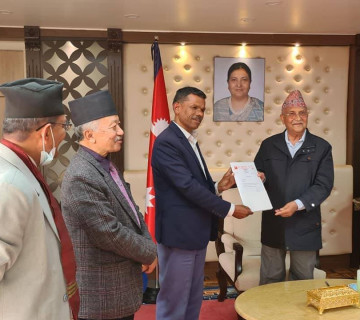 नेकपा ओली समूहको प्रमुख सचेतकमा विशाल भट्टराई नियुक्त, देव गुरुङ बर्खास्त 